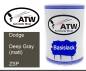 Preview: Dodge, Deep Gray (matt), ZSP: 500ml Lackdose, von ATW Autoteile West.